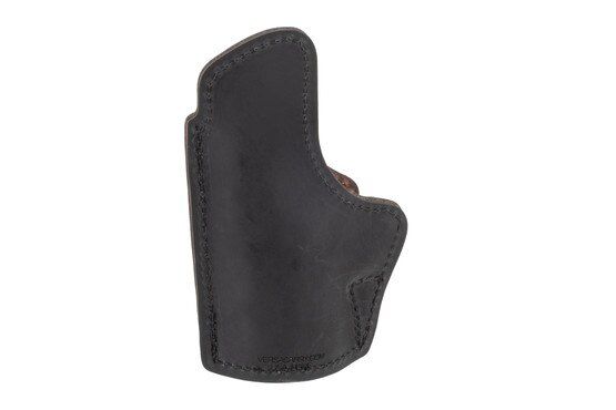 Versacarry Compound Gen II IWB Holster in Distressed Brown Leather with bonded nylon thread